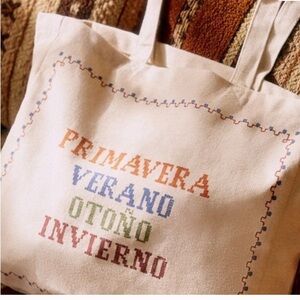 NEW Sézane Lucia Vergara Collaboration Tote Bag